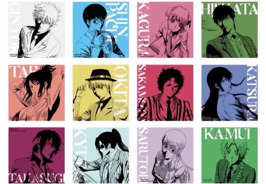 银魂 20周年系列 亚克力方片 西装ED款 12包/盒 国谷 商品图0