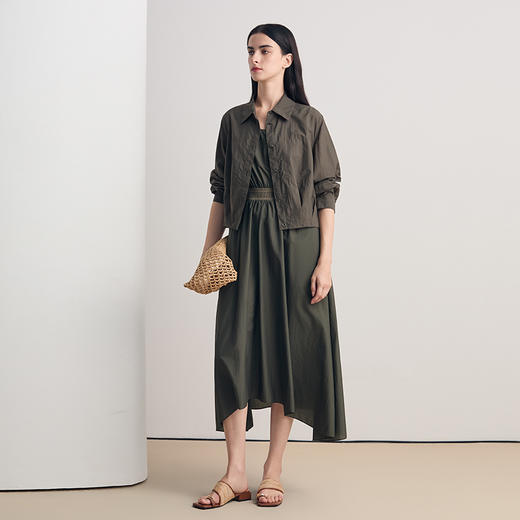 EITIE爱特爱时尚休闲简约短款薄外套2026夏季新款8603305 商品图1