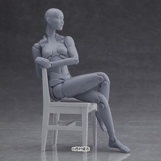 【GSC预售定金】西村式素描人偶 OLIVE 灰色/肉色 手办模玩 商品图2