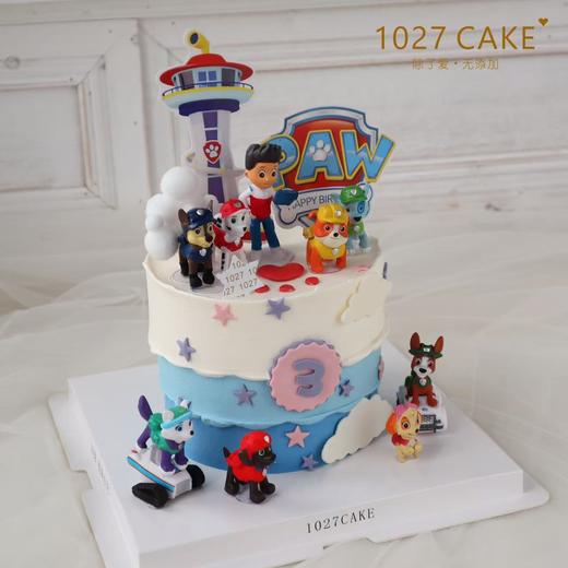 1027CAKE |  汪汪队 狗狗主题 周岁蛋糕 儿童蛋糕 商品图0