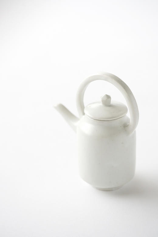 田中茂雄29白瓷｜上手縦茶壺 商品图1