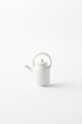 田中茂雄29白瓷｜上手縦茶壺