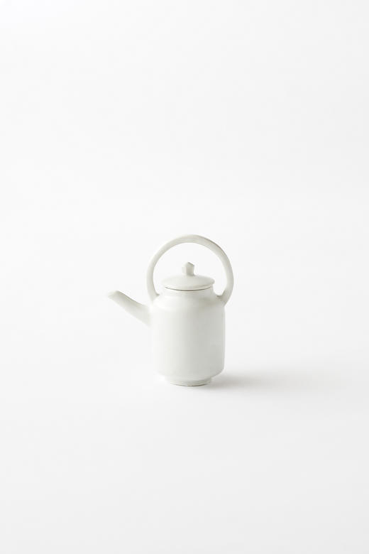 田中茂雄29白瓷｜上手縦茶壺 商品图0