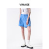 VIMAGE纬漫纪通勤休闲简约A字百搭宽松短裤2026夏季新款V2505216 商品缩略图3