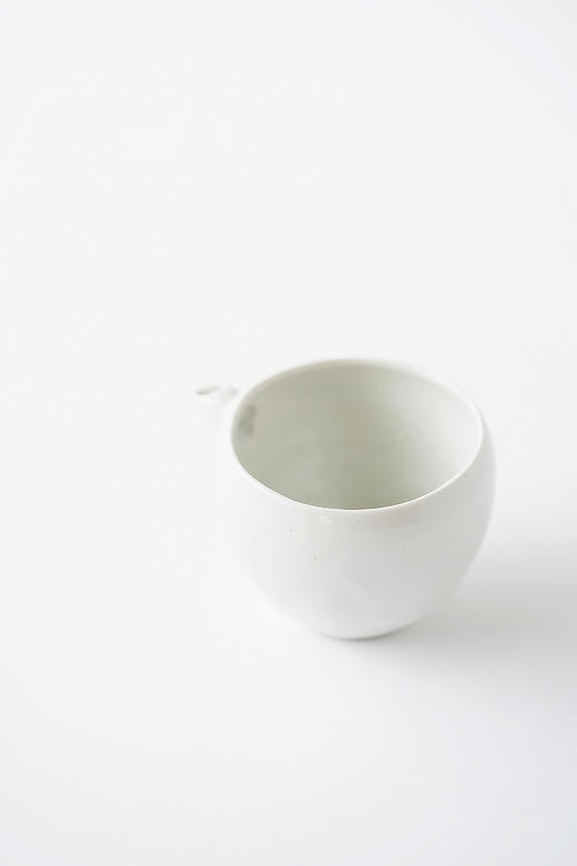 田中茂雄13白瓷｜縦片口 商品图1