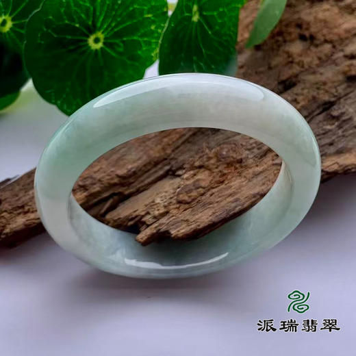 派瑞翡翠 翡翠手镯 糯种 绿色 商品图0