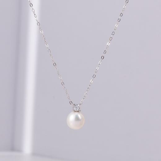 【女神节首选】超经典戴妃吊坠 天然淡水珍珠 10-11mm 极强光正圆 诸暨直发 一物一证 假一赔十 下单即送珍珠粉！ 商品图4