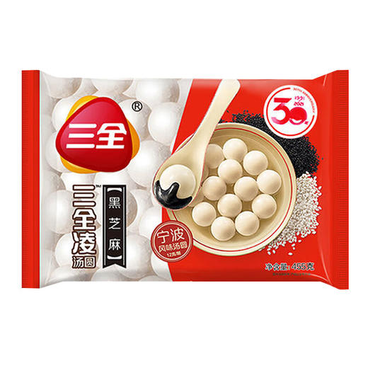 三全凌黑芝麻宁波风味汤圆455g 商品图0