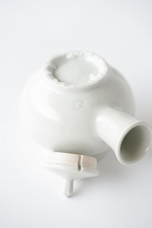 田中茂雄12白瓷｜棒手茶壺(沈蓋 商品图4