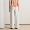 EITIE爱特爱2026夏季新款简约百搭直筒显瘦通勤高腰白色牛仔裤8605312 商品缩略图4