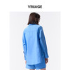 VIMAGE纬漫纪气质宽松休闲女显瘦防晒衬衫外套2026夏季新款V2509205 商品缩略图4