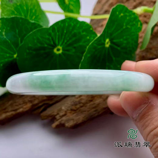 派瑞翡翠 翡翠手镯 糯种 绿色 商品图2