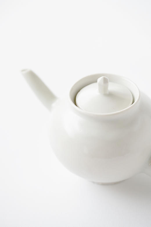 田中茂雄12白瓷｜棒手茶壺(沈蓋 商品图2