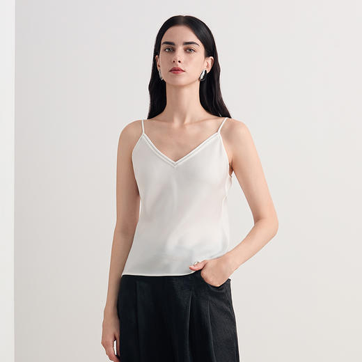 【醋纤基础款纯色吊带】EITIE爱特爱2026夏季舒适亲肤百搭显瘦8613301 商品图4