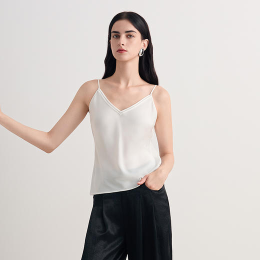 【醋纤基础款纯色吊带】EITIE爱特爱2026夏季舒适亲肤百搭显瘦8613301 商品图5