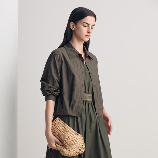 EITIE爱特爱时尚休闲简约短款薄外套2026夏季新款8603305 商品图2