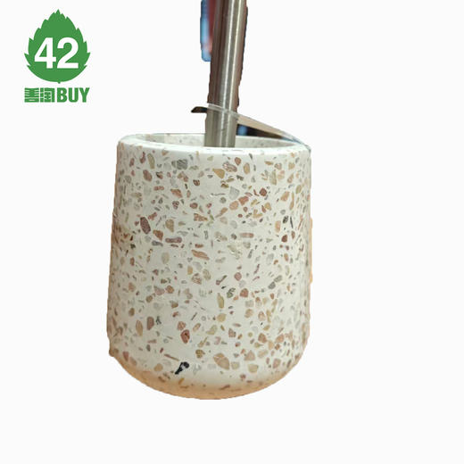 2024新款马桶刷家用无死角轻奢风厕所刷套装北欧免打孔卫生间陶瓷（不同款式、不同大小、不同颜色随机发货） 商品图1