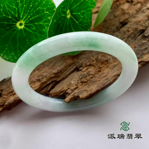 派瑞翡翠 翡翠手镯 糯种 绿色 商品图0