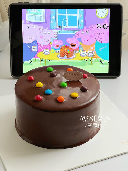 小猪佩奇的巧克力蛋糕 商品图1