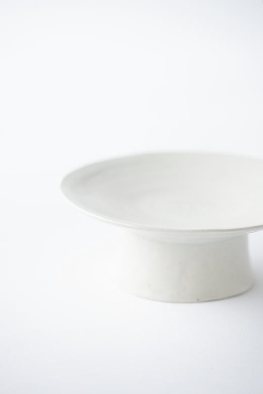 田中茂雄24白瓷｜台皿 商品图2