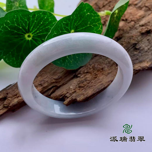 派瑞翡翠 翡翠手镯 糯种 绿色 紫色 商品图0