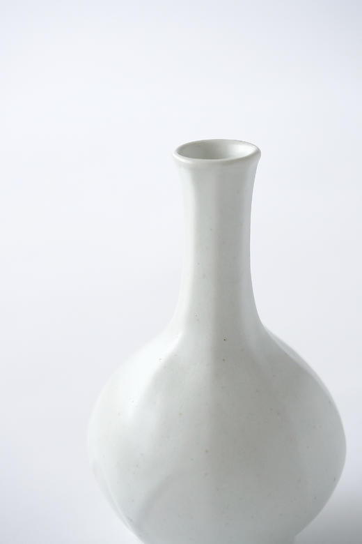 田中茂雄49白瓷｜面取瓶 商品图2