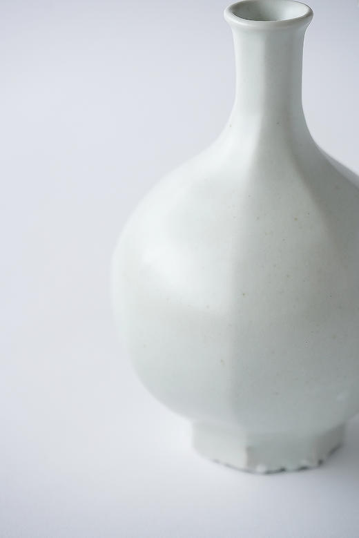 田中茂雄50白瓷｜面取瓶 商品图1