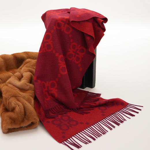 【不退不换】【现货】良木礼羊毛围巾（1604） 商品图4