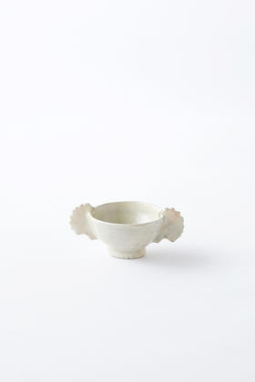 田中茂雄46粉引｜耳盃