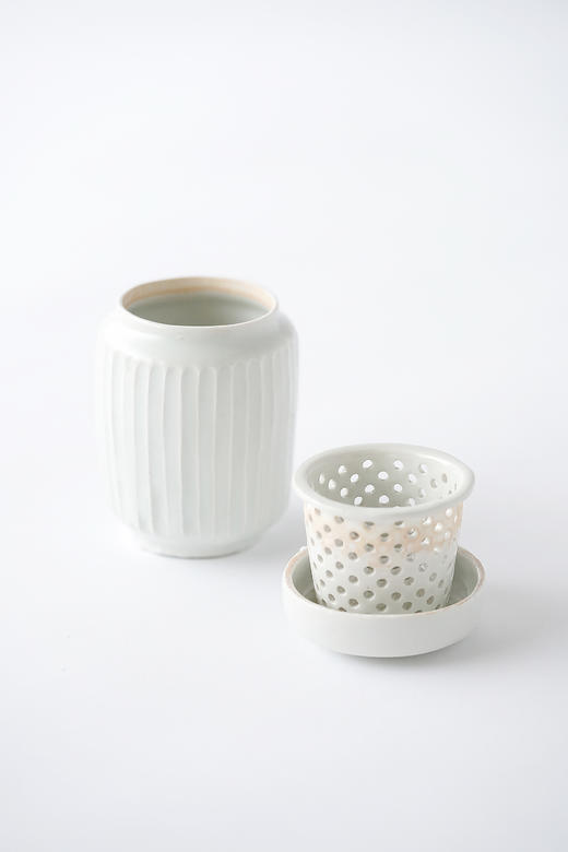 田中茂雄35白瓷｜鎬窨 商品图1