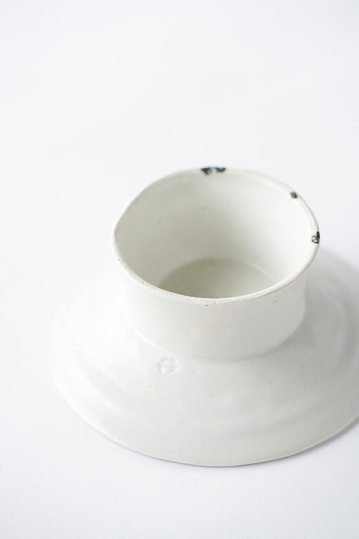 田中茂雄24白瓷｜台皿 商品图3