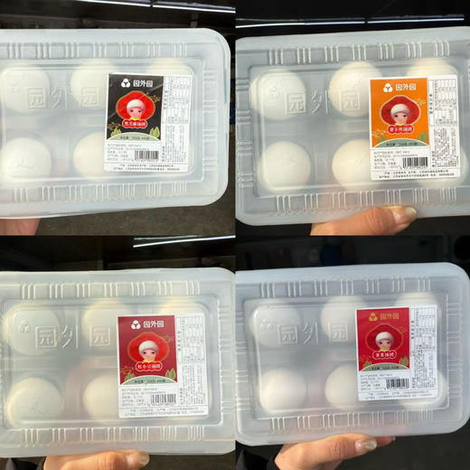 园外园荠菜肉大汤圆 萝卜丝肉大汤圆 368克盒装 商品图2