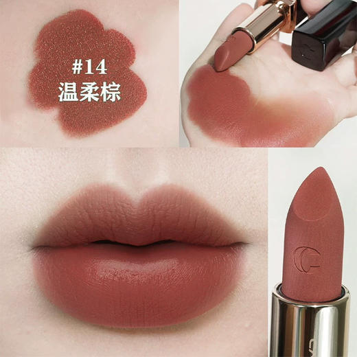 卡姿兰挚绒唇膏14温柔棕 商品图3