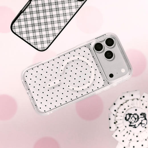【波点梦境】夜晚波点 POPCASE手机壳 MagSafe Popcase磁吸款 透明 iPhone17/16/15/14/13 商品图1