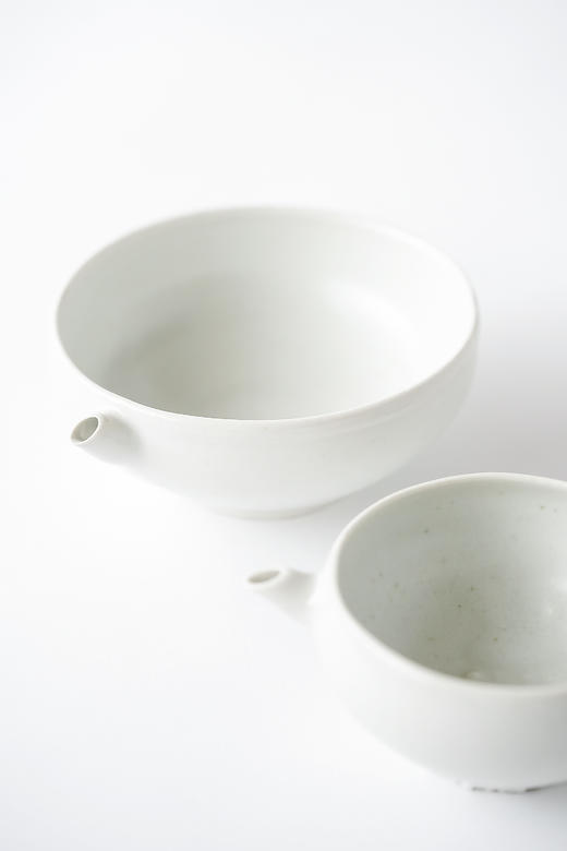 田中茂雄16｜17 白瓷｜平片口 商品图3