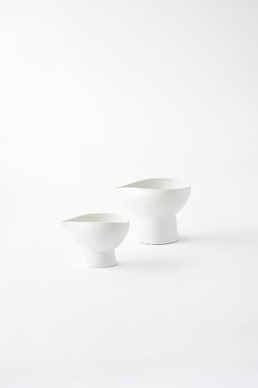 田中茂雄14｜15白瓷｜高台片口 商品图0