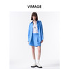 VIMAGE纬漫纪通勤休闲简约A字百搭宽松短裤2026夏季新款V2505216 商品缩略图1
