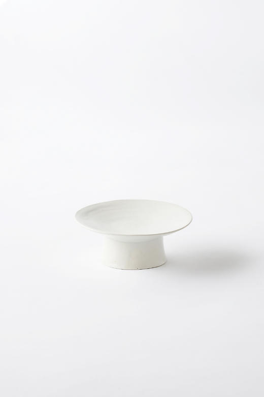 田中茂雄24白瓷｜台皿 商品图0