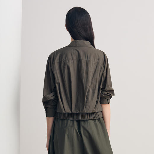 EITIE爱特爱时尚休闲简约短款薄外套2026夏季新款8603305 商品图5