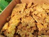 【3月4号左右发货】淮扬菜饭锅巴 这是一种淮安当地美食，原料为：一号大米、农村土黑猪咸肉、自种黑乌青菜、植物油、葱姜、盐 商品缩略图2