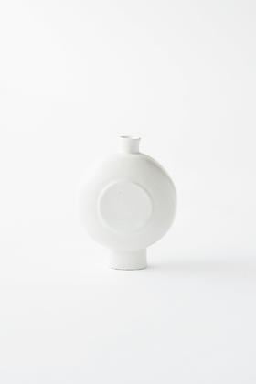 田中茂雄21白瓷｜俵壺