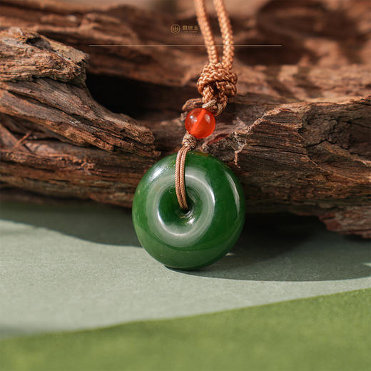 【幸屿】碧玉平安扣 商品图0