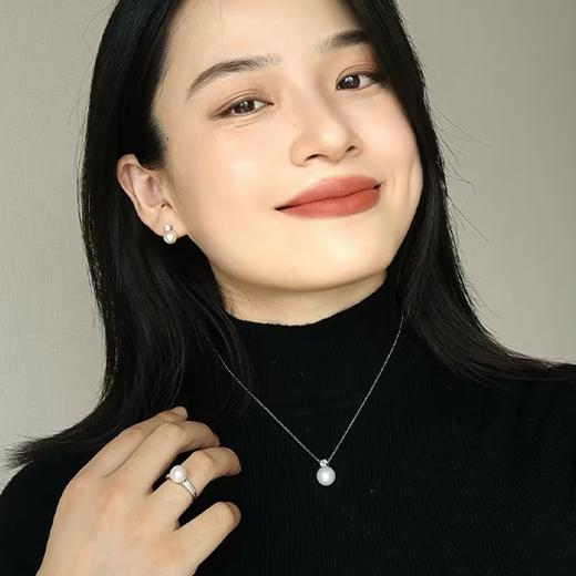 【女神节首选】akoya戴妃特选吊坠  珍珠分级师一对一挑选 18K链条  极强光正圆 诸暨直发 一物一证 假一赔十 下单即送珍珠粉！ 商品图8