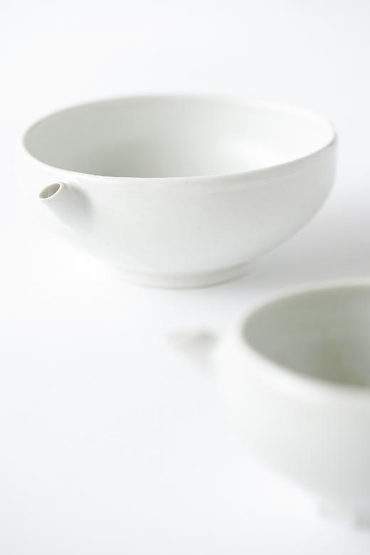 田中茂雄16｜17 白瓷｜平片口 商品图4