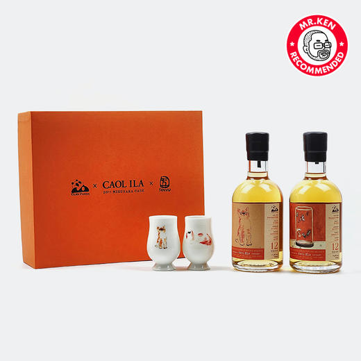 Whisky Fu-卡尔里拉（Caol Ila)2011-12年水楢单桶单一麦芽苏格兰威士忌(双支礼盒装-「常玉:猫/八尾金鱼」) 商品图4