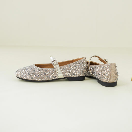 【羊皮内里】西村名物2026年春季新款舒适平底优雅大方浅口单鞋玛丽珍鞋T26AE17991 商品图1