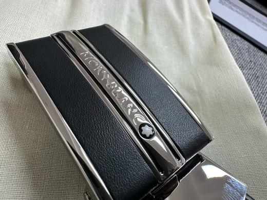 万宝龙Montblanc男士商务多功能腰带，牛皮自动滑扣腰带 商品图4