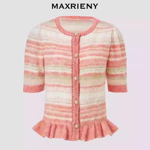 MAXRIENY条纹套头毛衫修身上衣（货号：MC85SW780E30） 商品图3