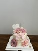 浅粉玫瑰+法式翻糖蝴蝶结蛋糕 商品缩略图0