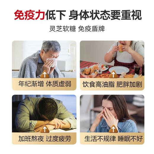 【京东热销1000+】中滋膳方 灵芝软糖 灵芝护体增强记忆力 FSSC食品安全认证 商品图3